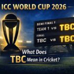 Full Form of TBC in ICC Cricket World Cup