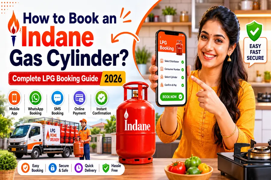 How to Book an Indane Gas Cylinder