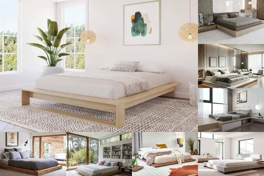 Modern Bedroom with a Platform Bed