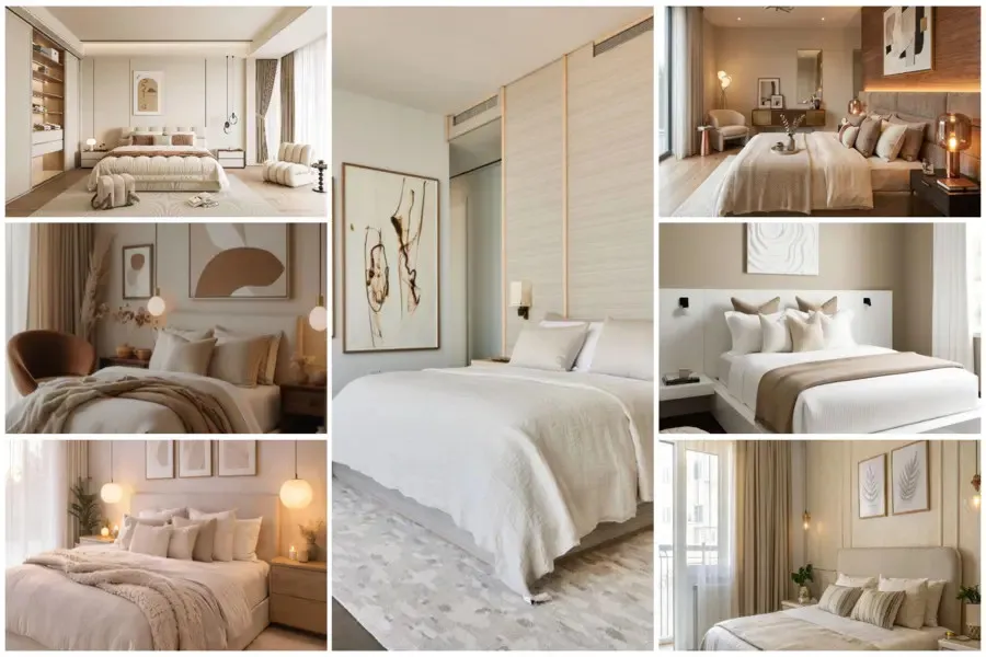Modern Bedroom with Neutral Colors